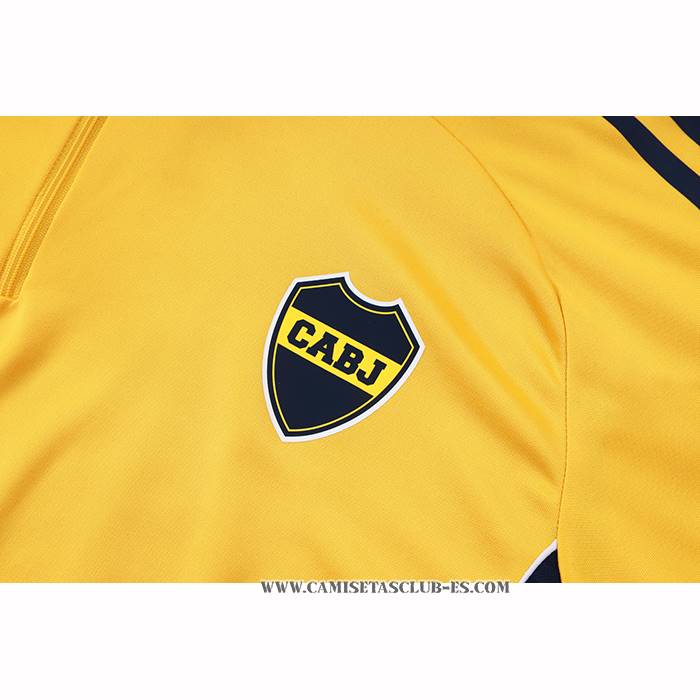 Chandal de Sudadera del Boca Juniors Nino 25-26 Amarillo